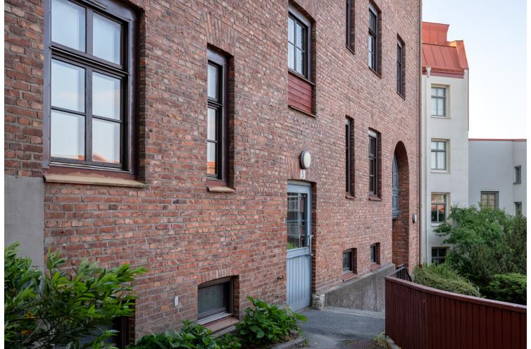 Bilden visar fastigheten med adress Kvarnbergsgatan 5 i Göteborg
