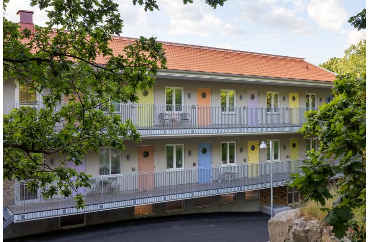 Visar fastigheten med adressen Svalebogatan 41 i Göteborg 