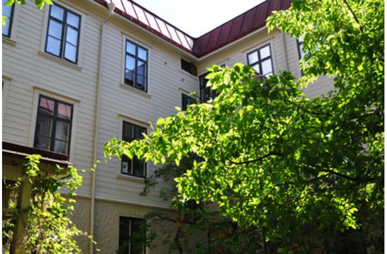 Bild från Mellangatan i Haga