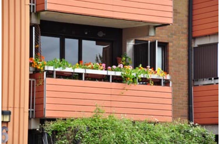 Balkong Fjäderharvsgatan