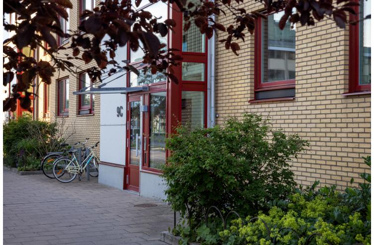 Visar fastigheten med adress Gustaf Dalénsgatan 9C i Göteborg 